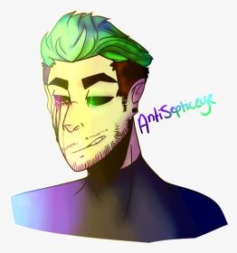 Fanart Jacksepticeye By Astigmaaa - Illustration, HD Png Download, Transparent PNG