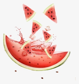 #mq #watermelon #melon #splash #sliced - Watermelon, HD Png Download, Transparent PNG