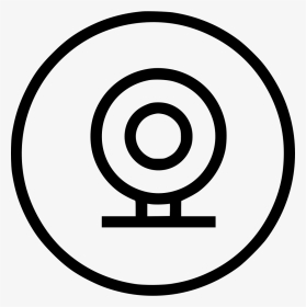 Webcam Web Camera Videocall Ui - Circle, HD Png Download, Transparent PNG
