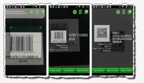 Aplikasi Scanner Barcode Android, HD Png Download, Transparent PNG