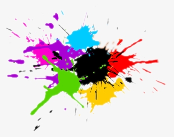 #colourful #colorful #paint #splash #splatter #paintspalsh - Colour Splash Vector Png, Transparent Png, Transparent PNG
