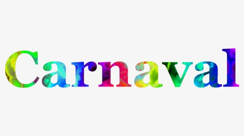 Png De Carnaval - Nome Carnaval Colorido, Transparent Png, Transparent PNG