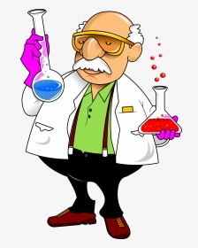 Laboratory Cartoon Science Experiment Transprent Png - Chemistry Teacher, Transparent Png, Transparent PNG
