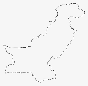 Pakistan Outline Map - Blank Pakistan Map, HD Png Download, Transparent PNG
