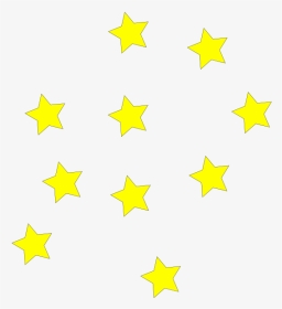 Line Point Angle Yellow Pattern - Stars Clipart, HD Png Download, Transparent PNG