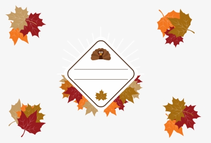 Thanksgiving Maple Leaf Clip Art - Thanksgiving Maple, HD Png Download, Transparent PNG