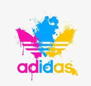 #adidas #logo #paint #paintsplatter #names #brands - Logo Adidas Originals, HD Png Download, Transparent PNG