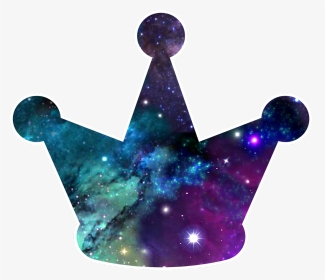 #coroa #tiara #queen #king #rei #galaxy #galáxia #coroagalaxy - Star, HD Png Download, Transparent PNG