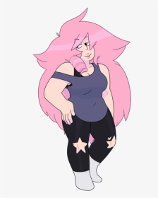Pink Fictional Character Vertebrate Joint Mythical - Steven Universe Pink Amethyst, HD Png Download, Transparent PNG