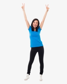 Happy Girl Png Image - Girl Happy Png, Transparent Png, Transparent PNG