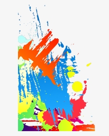 #ftestickers #paint #splatter #paintsplatter #corner - Paint Splatter Colorful Png, Transparent Png, Transparent PNG