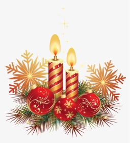 Les Bougies De Noel M Chali Re Akia - New Year Decoration Png, Transparent Png, Transparent PNG