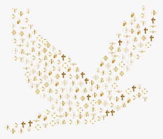 Image Free Library Transparent Dove Gold - Religion Clipart No Background, HD Png Download, Transparent PNG