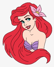 Princess Ariel Drawing Face, HD Png Download, Transparent PNG