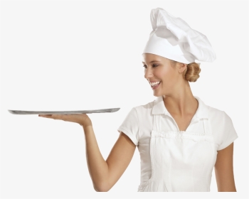 Chef Girl - Girl With Kitchen Png, Transparent Png, Transparent PNG