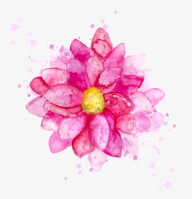 Peony Drawing Colour - Png Water Painting Flowers, Transparent Png, Transparent PNG