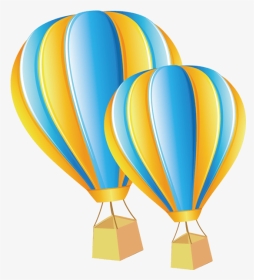 户外活动mbe热气球装饰素材 - Hot Air Balloon Vector Illustrator, HD Png Download, Transparent PNG