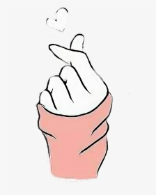 Finger Heart - Heart Sign With Fingers, HD Png Download , Transparent ...