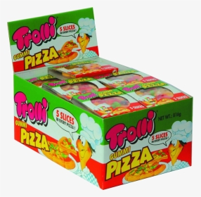 Trolli Gummy Pizza Box Of 48 Gummy - Trolli Gummy Pizza, HD Png Download, Transparent PNG