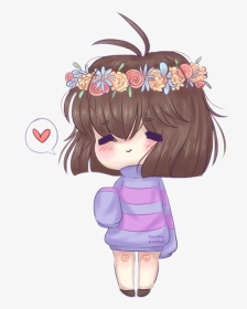 #frisk #undertale - Frisk Chibi, HD Png Download, Transparent PNG