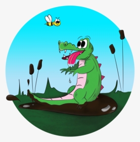 Stupid Crocodile Illustration Art Illustrator Photoshop - Cartoon, HD Png Download, Transparent PNG