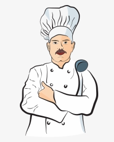 Kitchen Chef Cartoon, HD Png Download, Transparent PNG