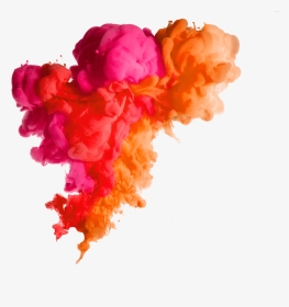 #smoke #multicolor - Rainbow Of Acrylic Ink In Water, HD Png Download, Transparent PNG