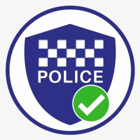 This User Has Been Verified By A Police Background - Circle, HD Png Download, Transparent PNG