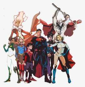 Superwoman , Supergirl, Superboy , Superman, - Superwoman Dc Comics, HD Png Download, Transparent PNG
