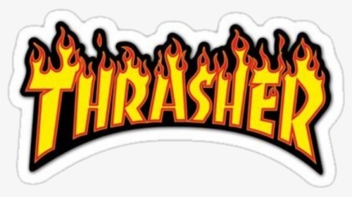 #thrasher #cool #tumblr #tattoo #idk #fanartofkai #beautifulbirthmarks - Transparent Thrasher Logo Png, Png Download, Transparent PNG