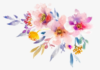 #bloom #frame #flower #border #flowers #white #bouquet - Watercolor Spring Flowers Png, Transparent Png, Transparent PNG