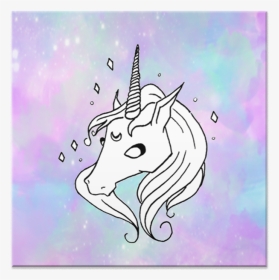Azulejo Magik Unicorn De Amanda Nuitna - Cartoon, HD Png Download, Transparent PNG
