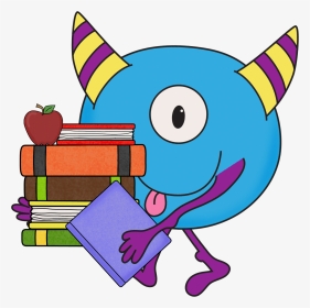 Monster Reading Clipart, HD Png Download, Transparent PNG