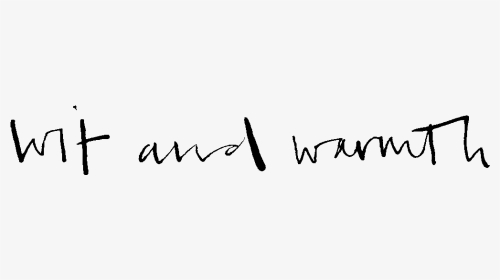 Wit And Warmth - Calligraphy, HD Png Download, Transparent PNG
