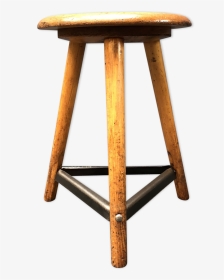 Wooden Stool German Work Of Ama Since The 1940s   Src - Bar Stool, HD Png Download, Transparent PNG