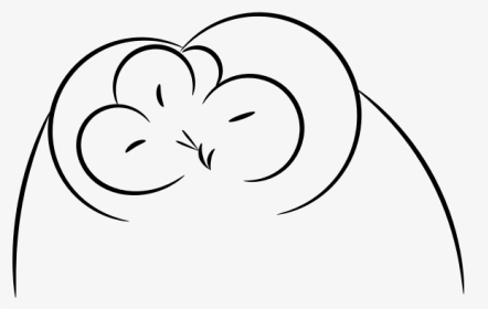 Vector Clip Art Of Simple Owl Line Art - Küçük Resim, HD Png Download, Transparent PNG