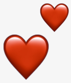 #red #heart #hearts #emoji #emojis #heartemoji #aesthetic - Heart, HD Png Download, Transparent PNG