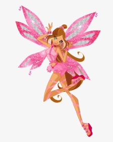 Flora Fashion Doll - Winx Flora Outfits, HD Png Download, Transparent PNG