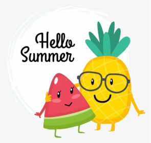 Summer Watermelon And Pineapple, HD Png Download, Transparent PNG
