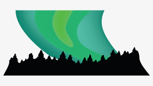 Hd Northern Lights Png - Silhouette, Transparent Png, Transparent PNG