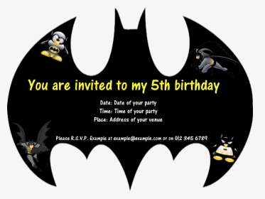 5th Birthday Invitation Templates For Boy, HD Png Download, Transparent PNG