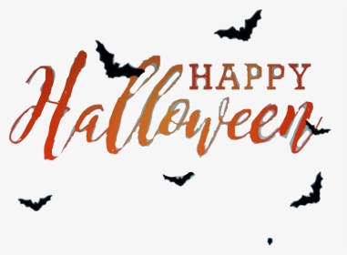 Deadly Horror Happy Halloween - Calligraphy, HD Png Download, Transparent PNG