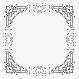 Picture Frame,line Art,serveware - Silver Floral Circle Frame Png, Transparent Png, Transparent PNG