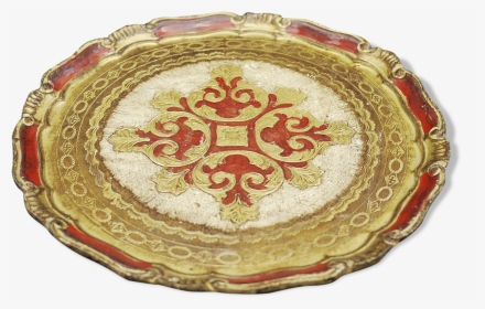 Florentine Wooden Tray Painted With The Hand Of Circular - Circle, HD Png Download, Transparent PNG