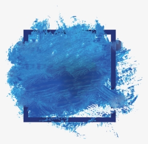 Watercolor Banner Png - Water Color Blue Png, Transparent Png, Transparent PNG