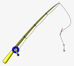 Bent Fishing Rod Clipart Png Fishing Pole Silhouette - Fishing Pole Png  Clipart, Transparent Png , Transparent Png Image - PNGitem