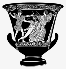 Transparent Trojan Png - Ancient Greek Vase Drawing, Png Download, Transparent PNG