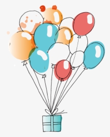 Balloons Watercolor Clipart Png Image Free Download - Cute Balloons Clipart Png, Transparent Png, Transparent PNG