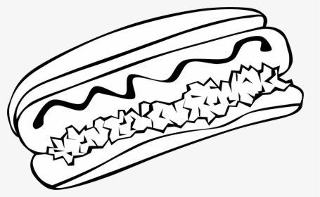 Hot Dog Coloring Pages, HD Png Download, Transparent PNG