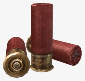 An Expended Shotgun Shell With Red Casing And Brass - Marking Tools, HD Png  Download - vhv